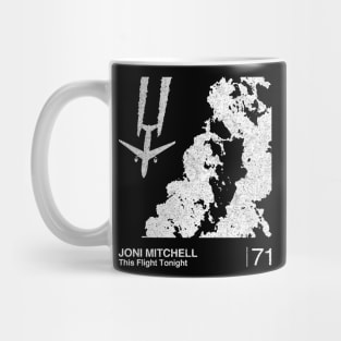 Joni Mitchell / Minimalist Graphic Artwork Design Mug